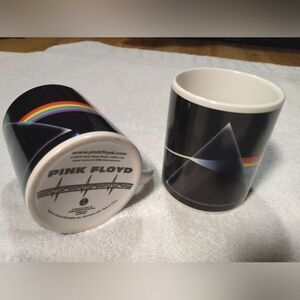 Official PINK FLOYD Dark Side of the Moon Vintage Rock Music 2x Mugs Cups
